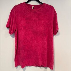Pink Vitasea lululemon tie dye short‎ sleeve shirt